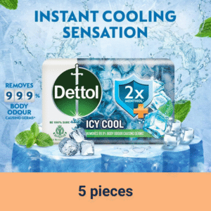 Dettol cool menthol 100 gram - 5 Pieces