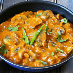 Mushroom Tikka Butter Mashala (मशरूम टिक्का बटर मसाला)