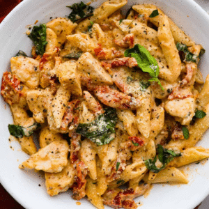 Simple Chicken pasta (साधारण चिकन पास्ता)