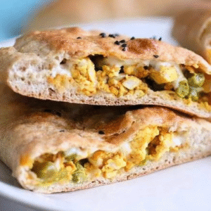 Veg-stuff Naan (सब्जी से भरे नान)