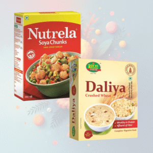 Soyabean & Daliya (सोयाबीन और दलिया)