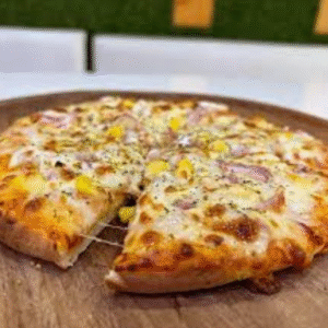 Sweet Corn With Onion Pizza