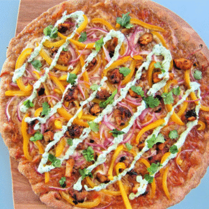 Tandoori Chicken Pizza (तंदूरी चिकन पिज्जा)