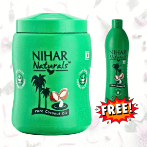 Nihar naturals coconut oil 500ml(निहार नेचुरल्स नारियल तेल 500 मिली)+70ml free