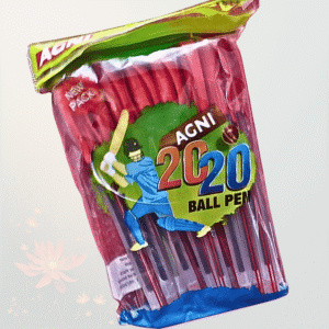 Agni 20 20 Ball Pen-Red-Pack Of 20